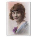 Vintage Flapper (4) Card