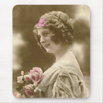 Vintage Flapper (87) Mouse Pads