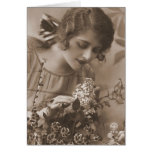 Vintage Flapper Photograph (151) Greeting Cards