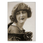 Vintage Flapper Photograph (17) Greeting Cards