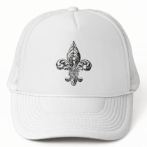 VIntage Fleur de Lis Trucker Hats