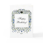 Vintage Floral 1900's Art Greeting Card