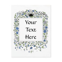 Vintage Floral 1900's Art Post Card