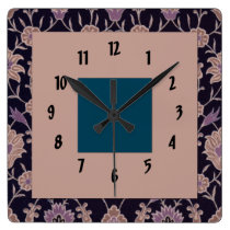 Vintage Floral and a Couple of Squares wall clocks