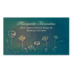 vintage floral artistic design business cards