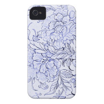 Vintage Floral Case-Mate iPhone 4 Cases