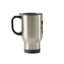 Vintage Floral Cross Coffee Mugs