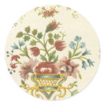 Vintage Floral Fabric (177) Sticker