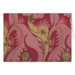 Vintage Floral Fabric (204) Card