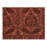 Vintage Floral Fabric (27) Postcard