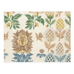 Vintage Floral Fabric (87) Postcard