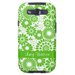 Vintage floral green Samsung Galaxy S Case