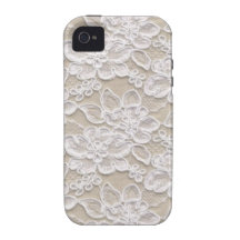Vintage Floral Lace iPhone 4 Cases