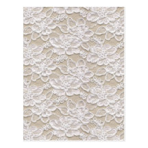 Vintage Floral Lace Postcards