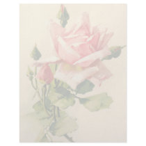 Vintage Floral Letterhead Stationery