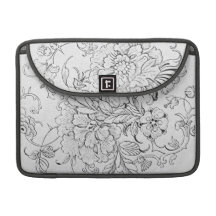 Vintage Floral Sleeves For MacBooks