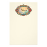 Vintage Floral Personalized Stationery