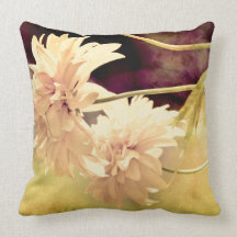 Vintage Floral Throw Pillows