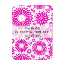 Vintage floral pink Magnet