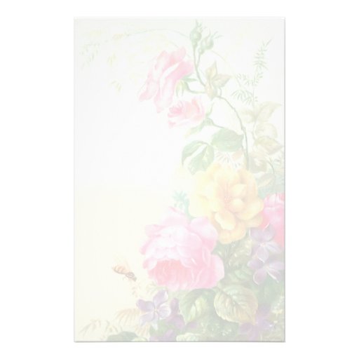 Vintage Floral Stationery