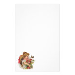 Vintage Floral Stationery on Recycled Paper