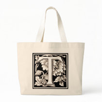 Vintage Floral 'T' Framed - Bag
