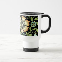 Vintage Floral Wallpaper Mug