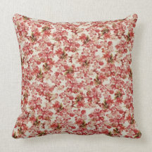 Vintage Floral Wallpaper Pillow