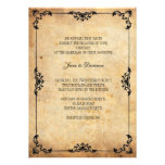 Vintage Floral Wedding Invitation