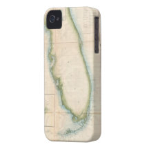 Vintage Florida Map iPhone 4 Case-Mate Case