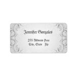 Vintage Flourishes & Skeletons Address Labels