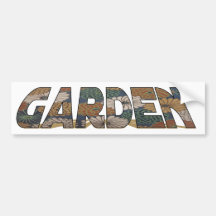 Vintage Flower Garden Bumper Sticker