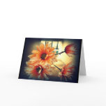 Vintage Flower Greeting Card