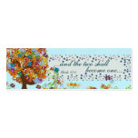Vintage Flower Love Tree Wedding Tags Business Card Template
