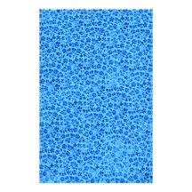 Vintage Flowers Blue Stationery