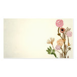 Vintage flowers Business Card