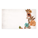 Vintage flowers Business Card