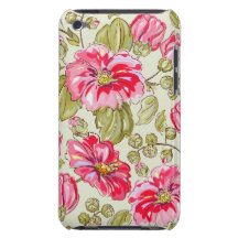 vintage flowers iPod touch Case-Mate case