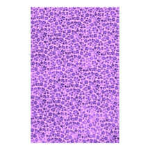 Vintage Flowers Lavender Purple Stationery