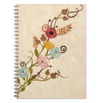 Vintage flowers Notebook notebooks