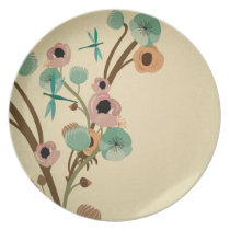 Vintage flowers Plate plates