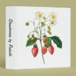 Vintage Food Fruit Berries Strawberries by Redoute binders