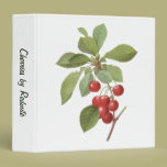 Vintage Food Fruit, Cherry Cherries by Redoute binders