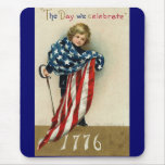 Vintage Fourth of July Celebration Mouse Pad