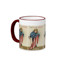 Vintage Fourth of July Celebration Mug