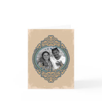Vintage Frame We're Engaged Cards