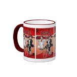 Vintage French Bicycle Ad:  American Cycles Snell mugs