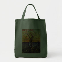 Vintage French Bicycle Art Bags