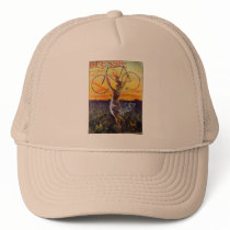 Vintage French Bicycle Poster Trucker Hat