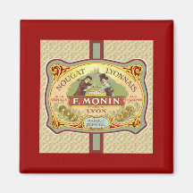 Vintage French Candy Label Fridge Magnet